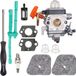 Stihl Joint de carburateur Filtre à air de carburant - Compatible avec Stihl FS110R FS130R - Kit d'écrou hexagonal pour bougie d'allumage