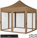 VONROC Easy-Up Partytent - 3x3 m - Beige