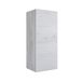 Mama Store Omkeerbare enkele kast, eiken, wit, met deuropening voor push-and-pull-opening, houtmateriaal, groot