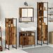 Maison Exclusive - Ensemble de meubles de salle de bain 4 pièces, design "vieux bois", en composite bois
