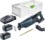 Festool RSC 18 EB-Basic accu-reciprozaag 18 V borstelloos + 1x accu 5,0 Ah + oplader + Systainer