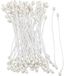 Creativ Company Bloemmeeldraden 6 cm Wit 100 Stuks