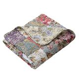 Greenland Home Bloeiende Prairie Gooi Deken, Volledig, Multi