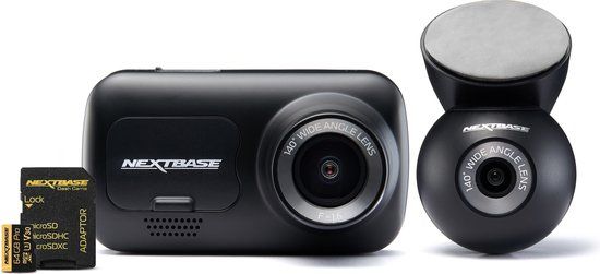 Nextbase 320XR Dashcam - Full HD - Voor- en Achtercamera - 140° Groothoeklens - 32GB SD Card