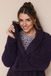 Pastunette - Badjas - Purple Pebbles - Fleece - Paars - Maat XL