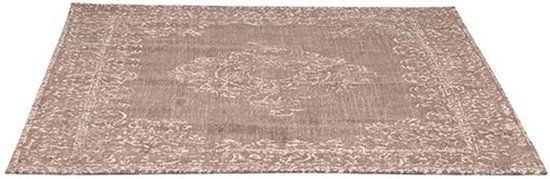 Medaillon Vloerkleed Rena Oxide - 140 x 160 cm - Bruin - Katoen - Rechthoek