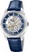 Festina F20095/2 Automatisch Blauw Lederen Polshorloge Heren