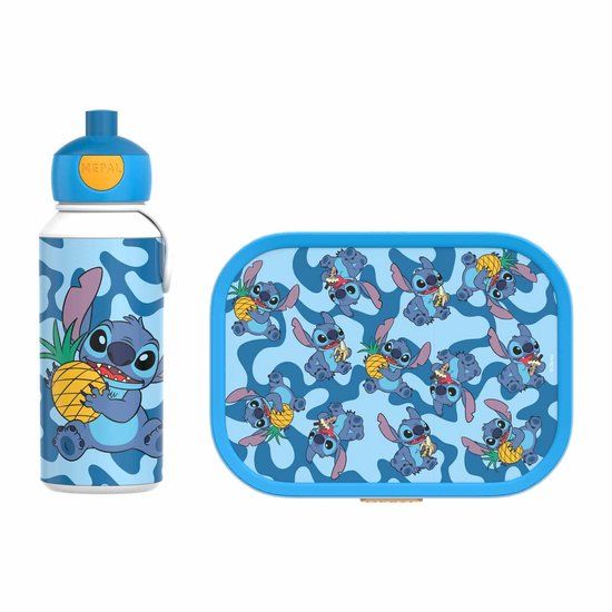 Mepal Campus Lunchset met Pop-up Fles en Lunchbox - Stitch