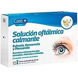 Care+ EYES Kalmerende oogoplossing, 10 herbruikbare injectieflacons, elk 0,5 ml, met eudrasie, hammamelis en kamille