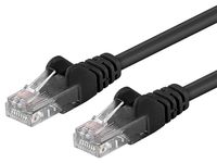 Merkloos UTP Kabel Cat 5e 1m Zwart