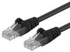 Merkloos UTP Kabel Cat 5e 1m Zwart