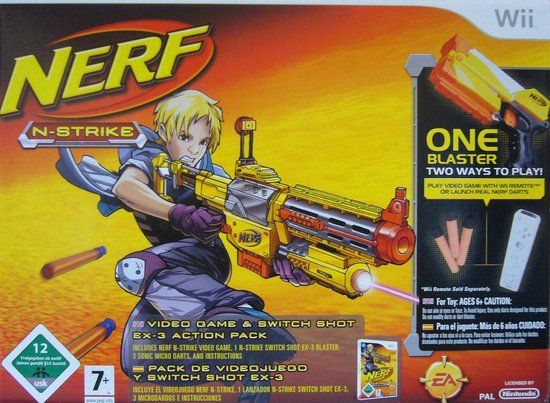Electronic Arts Nerf N-Strike + Gun - Nintendo Wii