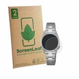 ScreenLeaf Bedifol GmbH 2 Stuks Screenprotector voor Seiko 5 Sports SRE003K1 (28 mm) - Hoogwaardige Beschermfolie transparant