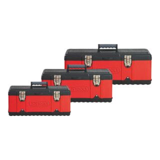 KS Tools kunststof plaatstalen gereedschapkofferset, 3 stuks