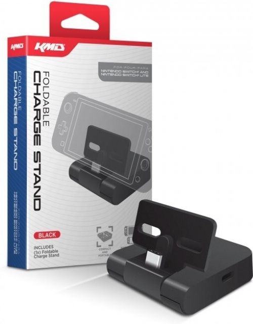 KMD Foldable Charge Stand - Nintendo Switch - Zwart