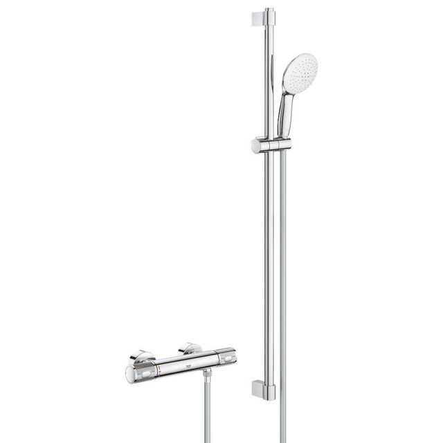 GROHE Grohtherm 1000 Performance Comfortset - HOH=15cm - 90cm - chroom 34835001