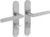 Intersteel Deurkruk Jura op schild toilet-/badkamersluiting 63 mm rvs geborsteld