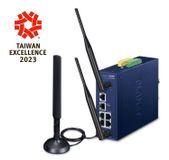 PLANET LCG-300W-EU Passerelle industrielle 5 ports GE LoRaWAN WLAN
