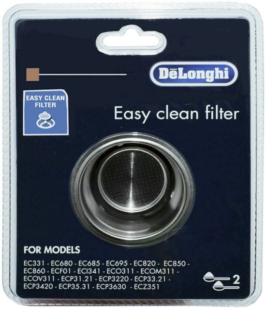 - 2-kops easy clean filter