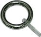 GARDINIA Gordijnringen voor gordijnroedes Ø23/26 mm, inclusief plooihaken, 10 stuks, ringbreedte 8 mm, kunststof, chroom