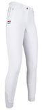 HKM LG Basic Italy 10417 dames rijbroek silicone 17-48, Wit