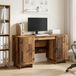 Prolenta Maison Exclusive - Bureau van gerecycled hout en houtvezel, 142,5 x 50 x 75 cm