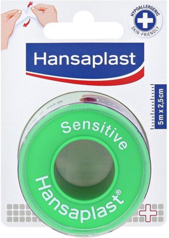 Hansaplast Sensitive 5 mx 2 5 cm 1 stuks
