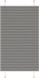 vidaXL Plissé rolgordijn 70x150 cm stofbreedte 69,4 cm antraciet