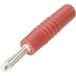 Schnepp S 4000 S Pluimstekker Stekker, recht Stift-Ø: 4 mm Rood 1 stuk(s) Piece