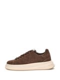 GUESS Sneakers laag 'Elba' chocoladebruin