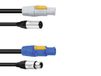 PSSO combikabel DMX PowerCon / XLR 10m Black