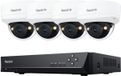 Reolink RLK8-1200V4 - Système de sécurité PoE 8 canaux 12MP - 4 caméras dôme - Résistant au vandalisme IK10 - Grand angle 145° - Vision nocturne couleur avec projecteur - Enregistrement 24h/24 et 7j/7 sur disque dur 2 To - Détection IA intelligente - Audio bidirectionnel