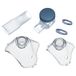 Beurer IH 49 Yearpack, complete vervangingsset met een masker voor volwassenen en kinderen, mesh-vernevelaar met medicijnreservoir, mondstuk, accessoires voor de IH 49-inhalator, desinfecteerbaar