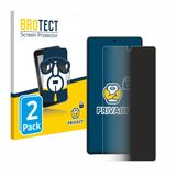 BROTECT - protecteur d'écran de confidentialité pour Samsung Galaxy S25 Ultra - Film protecteur Filtre de lumière bleue 2 pièces