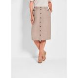 Goldner Fashion Rok in cargolook - steengrijs - Gr. 38