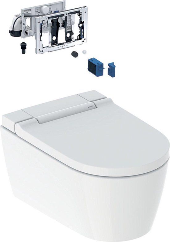 Geberit AquaClean Sela Douche Wc - Alpine Wit - Softclose - 37.5x56.5cm