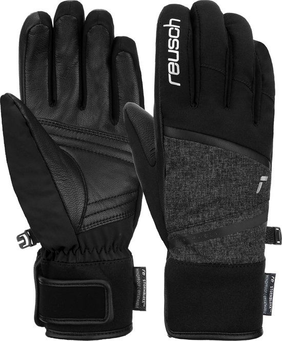 Reusch Tessa STORMBLOXX™ Fingerhandschoenen Dames - Grijs-Zwart - Maat 8,5