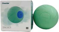 Cheerble Wicked Ball 2.0 - Interactive Self-Rolling Ball for Small Dogs - Green