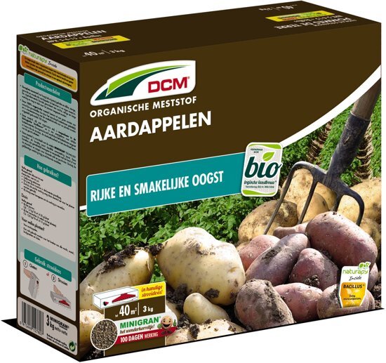 DCM Meststof Aardappelen - Moestuinmeststoffen - 3 kg (Mg