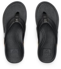 Reef Offshore Teenslippers Heren Zwart-Bruin Maat 45