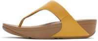FitFlop Lulu Leather Toepost Dames Slippers - Turmeric