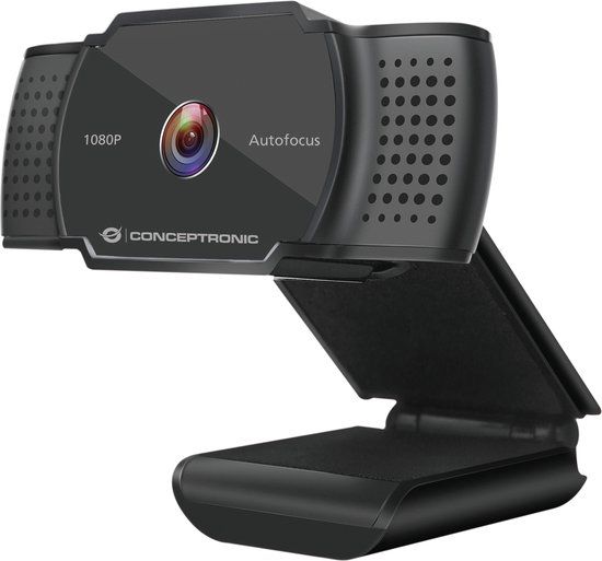 Conceptronic AMDIS06B Webcam - 1080p - USB 2.0 - Black