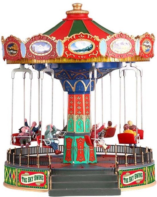 Lemax - The Sky Swing - With 4.5V Adaptor - Silver - 27cm