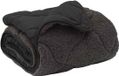 vidaXL Dekbed matelassé anthracite 140 x 220 cm