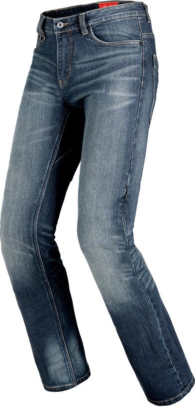 Spidi J-TRACKER LONG BLAUW DONKER USED MOTORJEANS 36