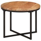 Maison Exclusive - Table basse, 45x45x35 cm, acacia massif et fer