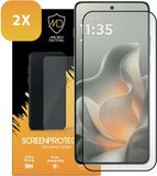 MobyDefend 2-Pack Screenprotectors - Gehard Glas - Geschikt voor Motorola Edge 70 - Zwarte Randen
