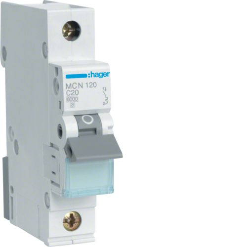 HAGER MCN120 - Stroomonderbreker