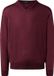 MAERZ Muenchen MAERZ Heren Trui Wol V-hals Bordeaux Rood Maat M