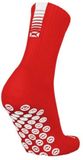 Stanno Raw Crew Socks - Maat 45-48 - Rood - Unisex - Voetbal